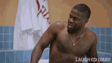 Laughing Kevin Hart