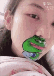 Pepe Face Paint